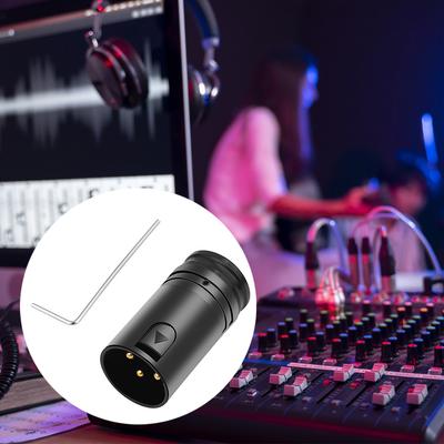 Компактный XLR-адаптер для пайки микрофона (мужской/женский) Профессиональный XLR-адаптер 3-контактный XLR (гнездо-гнездо и штекер-штекер) 90°
