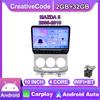 Автомобильное радио на базе Android для MAZDA 5 2005-2010 с кнопочной ручкой 10-дюймовый мультимедийный плеер с навигацией GPS Carplay 2 + 32 ГБ