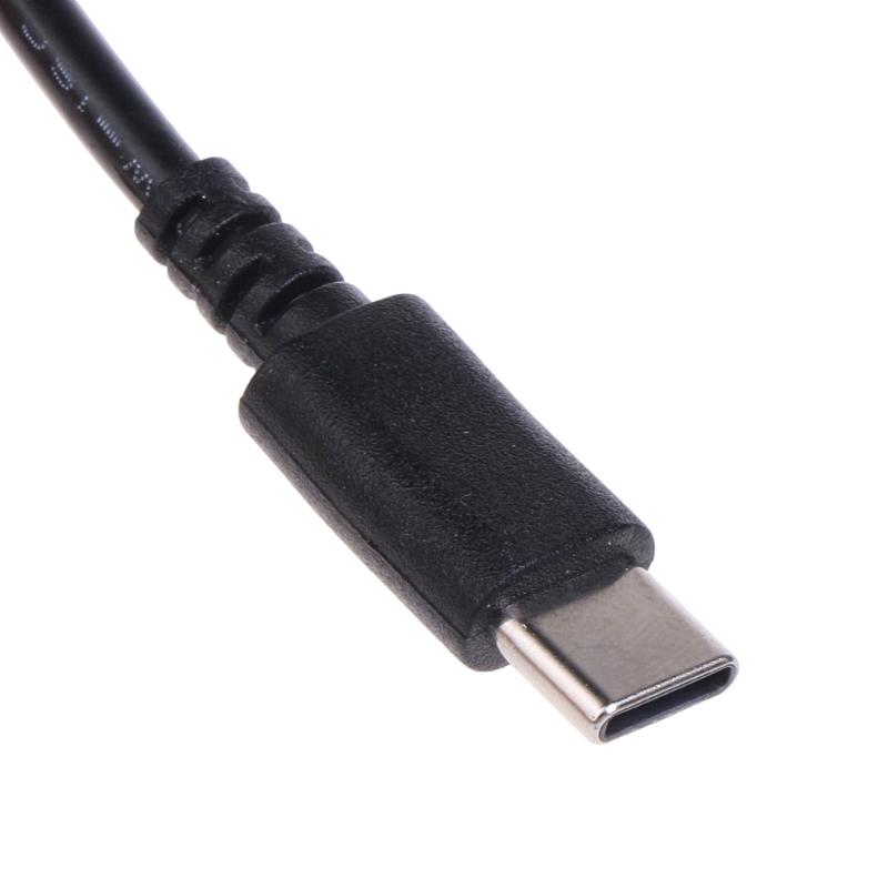 Кабель питания USB C - DC5.5x2.1mm, поддержка 5V3A, USB C, штекер - DC5521, штекер, зарядный шнур для маршрутизаторов, камер