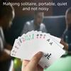 Portable Mahjong Playing Cards, Lightweight Mahjong Card Set, Suitable for Outdoor Travel, Mahjong Playing Cards Game Set - 44 Mahjong Playing Cards