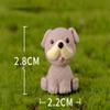 Cute Mini Resin Dog Dolls 12 Style Handicraft Ornaments Ideal For Micro Landscape Decor