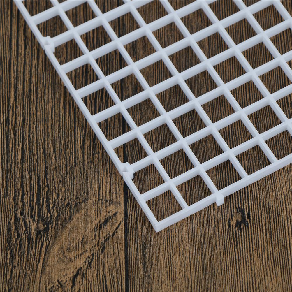 Прочный пластиковый держатель-разделитель для аквариумной сетки, поддон для аквариума, решетка для яиц, фильтр для дна аквариума, изолирующая панель 29,6 см x 14,8 см Новый