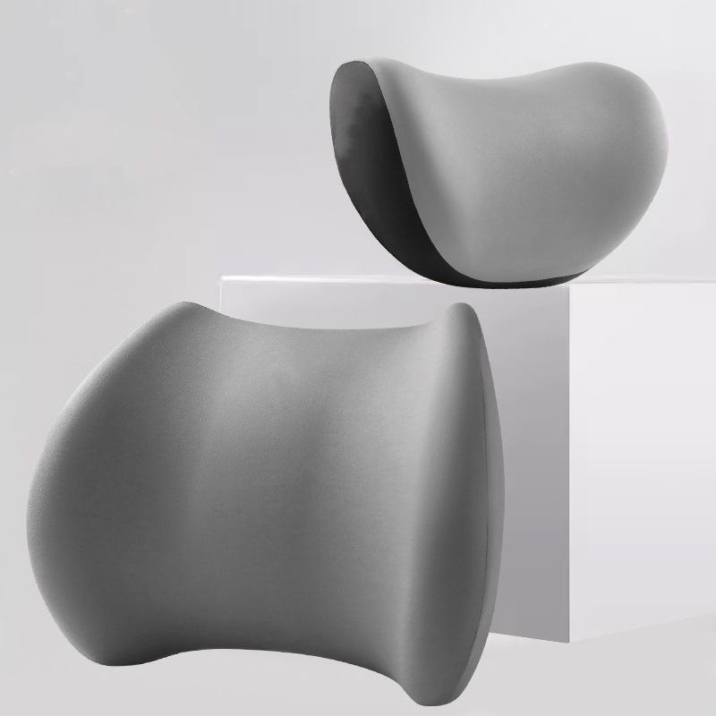 Подушка для поясничной поддержки подголовника автомобиля из пеноматериала с эффектом памяти - универсальная автомобильная подушка для поддержки плеч и шеи