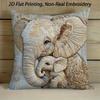 Square Pillow Cover With Zipper Closure, Machine Washable - Perfect For Independence Day Sofa Decor, Living Room, Bedroom, Dorm