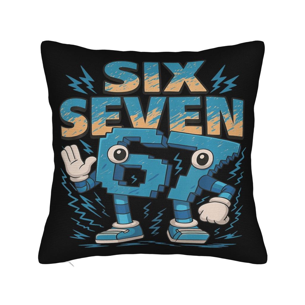 67 Шесть Семь Итальянский Маразм Мем Наволочки Смешная Наволочка Для Дивана Кушетки Кровати Гостиной Удобная Наволочка