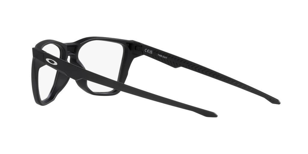 Oakley Eyeglasses OX8058 SATIN BLACK 54 Prescription Lenses THE CUT 805801 [Oakley] (Black)