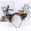 Halloween Scary Rose Flower Pumpkin Ghost Skull Hairbands Cosplay Dress up Hair Accessories Hair Clips