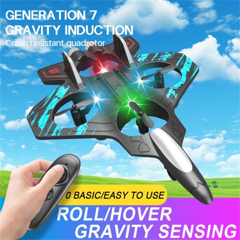 Easy to Fly Drones for Kids Easy to Fly Aircraft Toy for Boys and Girls Auto Hovering Aircraft Easy to Fly