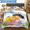 Panda And sweet Friendship 3pcs K-pop music group Bedding set,Ideal for Bedroom, Dormitory,Including Duvet Cover And 2pcs Pillowcases,Fan gifts