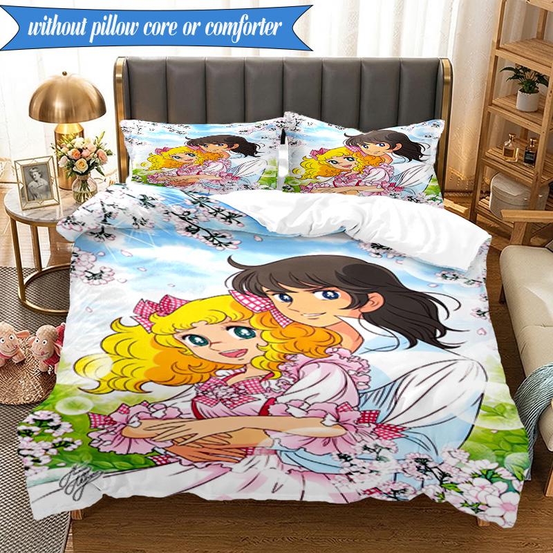 Panda And sweet Friendship 3pcs K-pop music group Bedding set,Ideal for Bedroom, Dormitory,Including Duvet Cover And 2pcs Pillowcases,Fan gifts