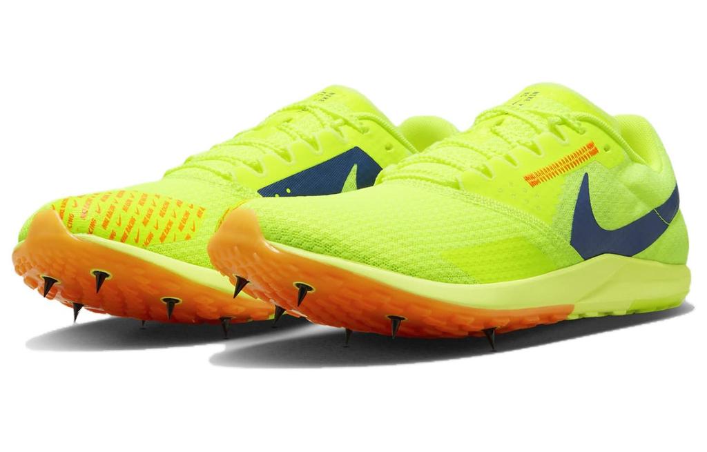 Nike Спортивные кроссовки для кросс-кантри Zoom Rival XC 6 с амортизацией, износостойкие, низкие, унисекс, зеленые DX7999-701