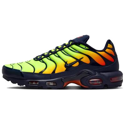 Кроссовки унисекс Air Max Plus Lemon Venom Зеленый Гипер-малиновый Желтый DM0032-701