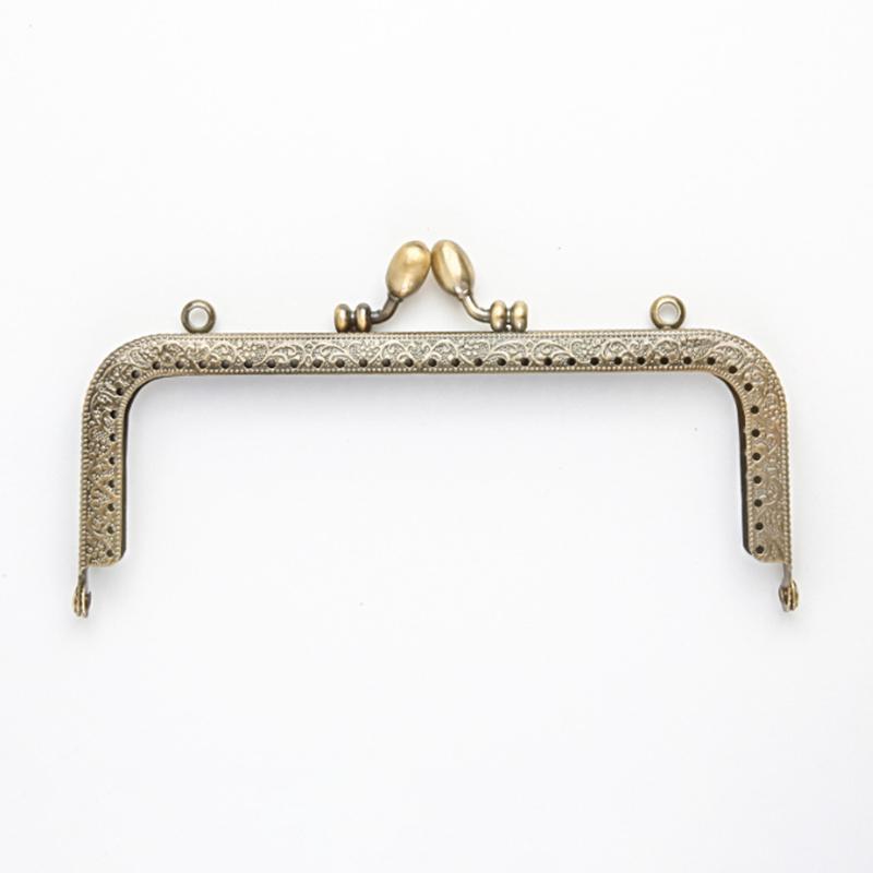Purse Clasp Frame Bag Kiss Clasp Lock Vintage Metal Purse Frame For Diy Craft Purse Bag Making