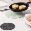 Круглый устойчивый силиконовый коврик для кастрюли, нескользящие подставки для чашек, настольные подставки для посуды, защитная подставка для чая, кухонные гаджеты, аксессуары