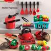 Kids' Kitchen Playset: Pretend Cooking & Fruit Cutting Toy for Toddlers