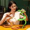 Adorable Realistic Plush Snake Toy Ultra Soft Cartoon Style For Pranks And Fun