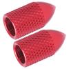 2pcs Schrader Valve Caps Aluminium Alloy Schrader Cycling Valve Dust Covers Bicycle Tire Caps