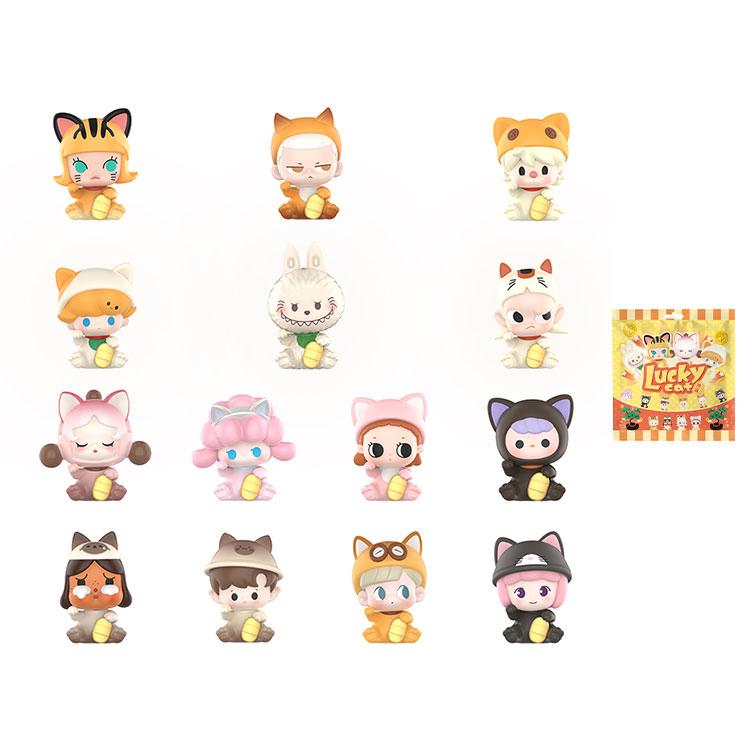 POP MART MOLLY Bubbles Милые бусины Коллекция Счастливый кот Продукты в слепой коробке, Одиночная таинственная коробка