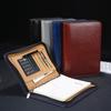 A5 Multi-function Loose-Leaf Notebook with Calculator and Zipper Bag - Customizable Logo