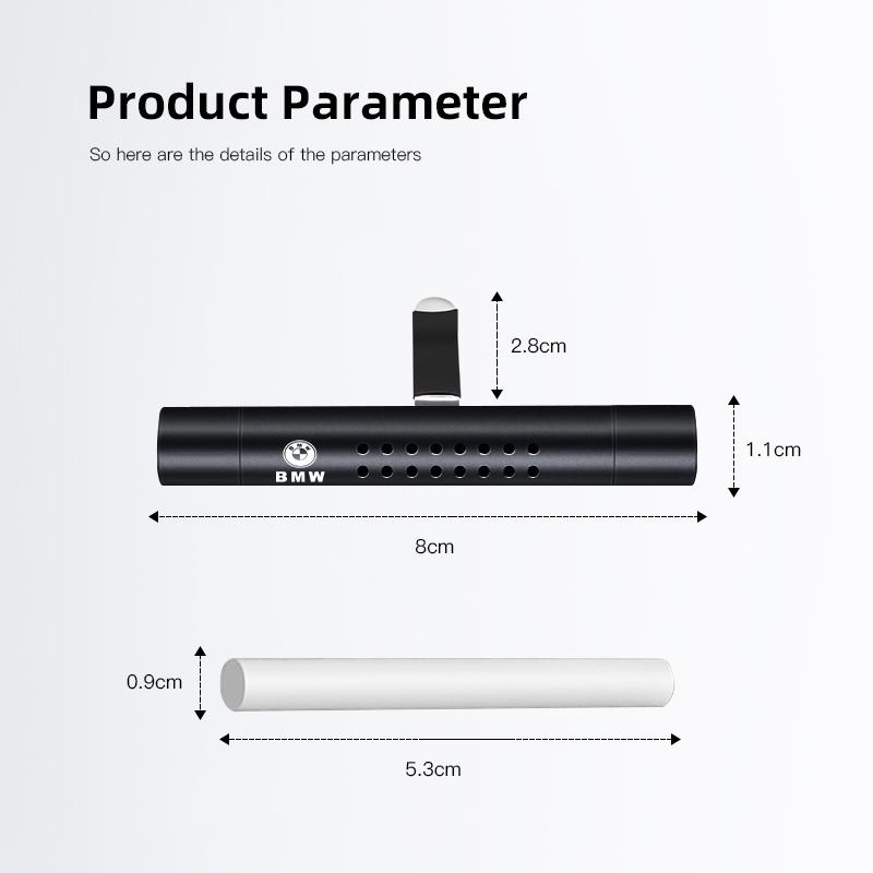 HINW3 Car Air Freshener Car Air Vent Perfume Clip Aromatherapy Stick For BMW Performance E46 E60 E90 E39 E87 E36 E92 E70 E91 X3 X5 X1