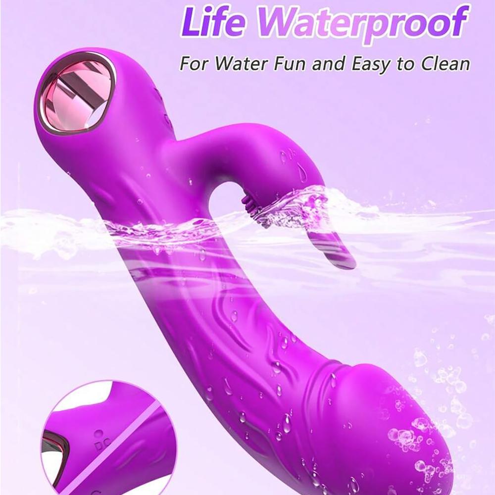 Кролик Маленькие Щетинки Женский Стимулятор Точки G Соска Дилдо Вибратор Клиторальный Оргазм Вагина Сосок Вибрирующий Массажер Игрушки для Взрослых Вибратор Палочка