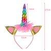 Unicorn Decoration Birthday Party Decor Kids Unicorn Disposable Tableware Set Unicornio Baby Shower Girl Birthday Party Supplies