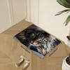 1 шт. милый кошачий узор напольный коврик современный кухонный полиэстеровый ковер нескользящий красочный внутренний ковер для дома ванная комната спальня гостиная декор