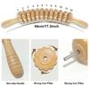Wood Grooved Gear Curved Massage Stick Multi-Functional Trigger Point Massager  Legs
