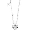 821WEBSERVICE Twinkle Cubic Heart Necklace (white)
