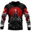 Samurai And Dragon Tattoo 3D Printing Spring Autumn Fashion Men Hoodie Unisex Hooded Sweatshirt Street Casual Jacket Tracksuit