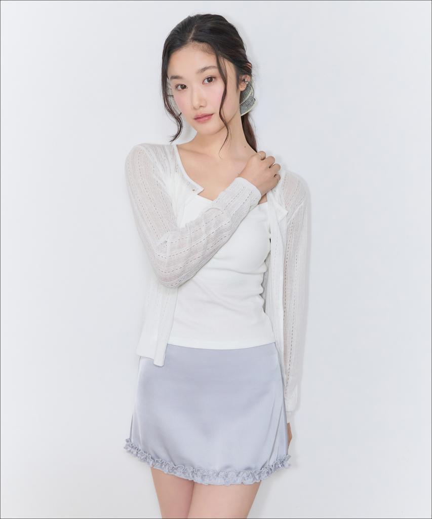 MIXXO Сатиновая мини-юбка Re Whg52Ns_Miwwhg546G