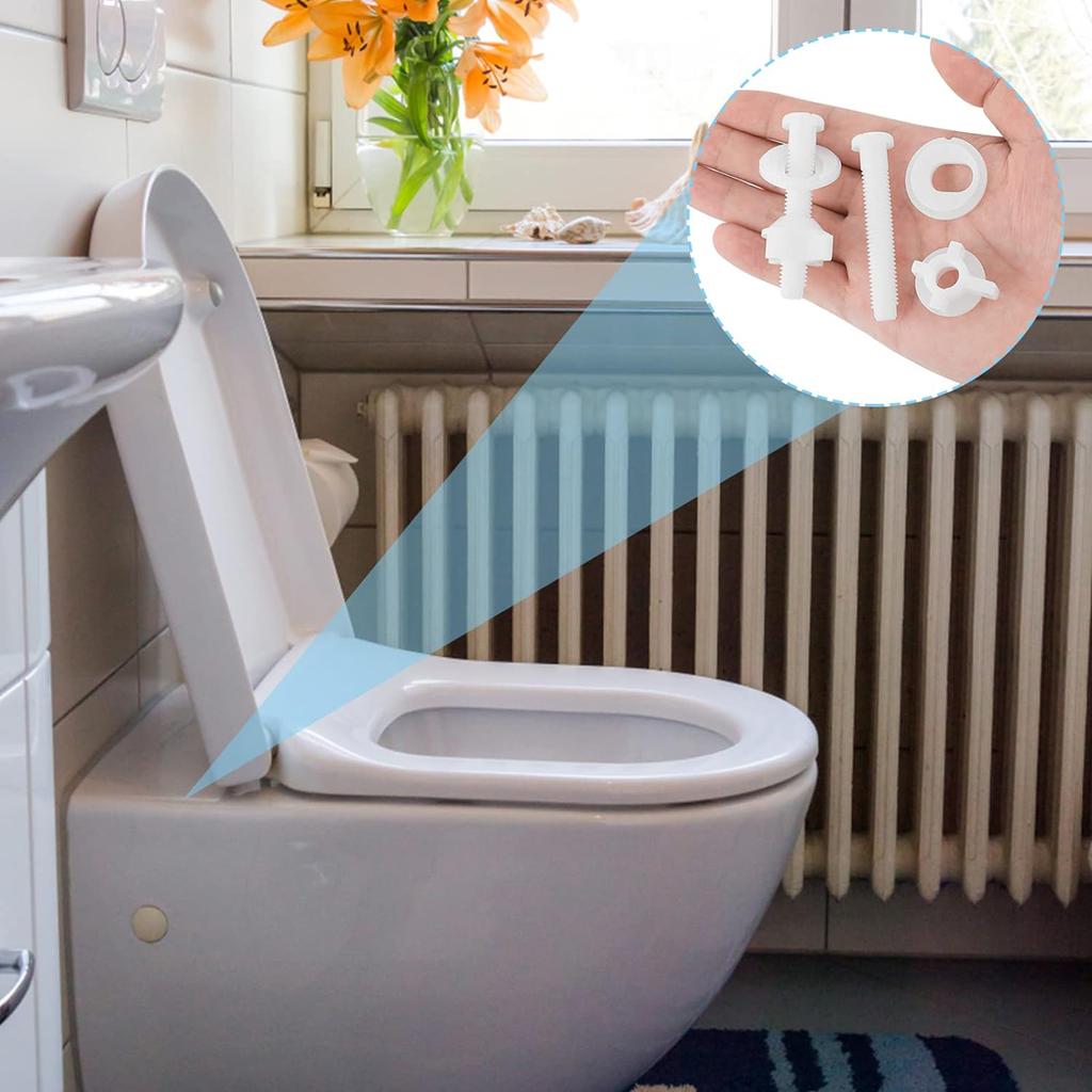 2 шт./комплект, простые в установке комплекты болтов для унитаза, прочный и надежный набор для ремонта унитаза, удобная замена болта для унитаза