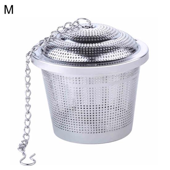 Ситечко для чая из нержавеющей стали с цепочкой