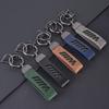 Silmply Leather Key Ring For BMW M Emblem E46 E36 E34 F10 E90 F30 E60 F30 E53 E30 E92 E87 Car Keychain Auto Interior Accessories cwzn80