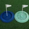 Golf Putting Cup with Flag Silicone Golf Hole Cup Indoor Outdoor Golf Putting Training Aid for Home Backyard Practice