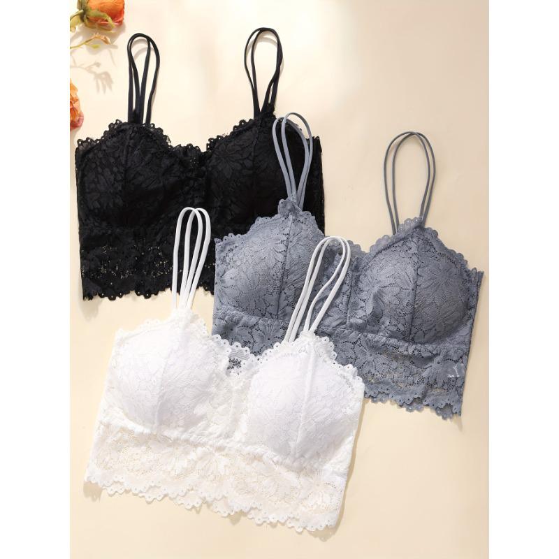 Sunflower Lace Strapless Bra: Sexy, Wire-Free, Removable Pads, Elegant Back Design.