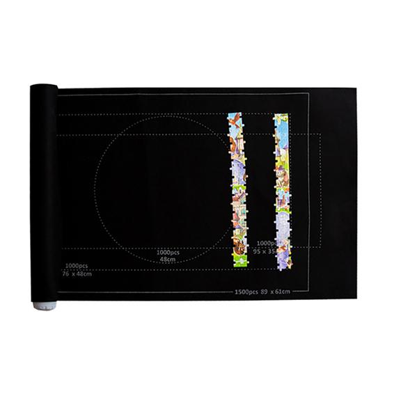 Коврик для хранения пазлов, рулонный фетр, для хранения до 1500 шт., дорожная сумка для хранения пазлов, аксессуары