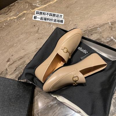 Экстравагантная пряжка для ремня с лошадью, лоферы на плоской подошве, с одним ремешком, маленькие кожаные туфли, женские, лето и осень