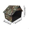 Уличный домик для кошек Кошачья пещера для сна Теплый Четыре сезона Приют для бездомных Будка для двора Зима
