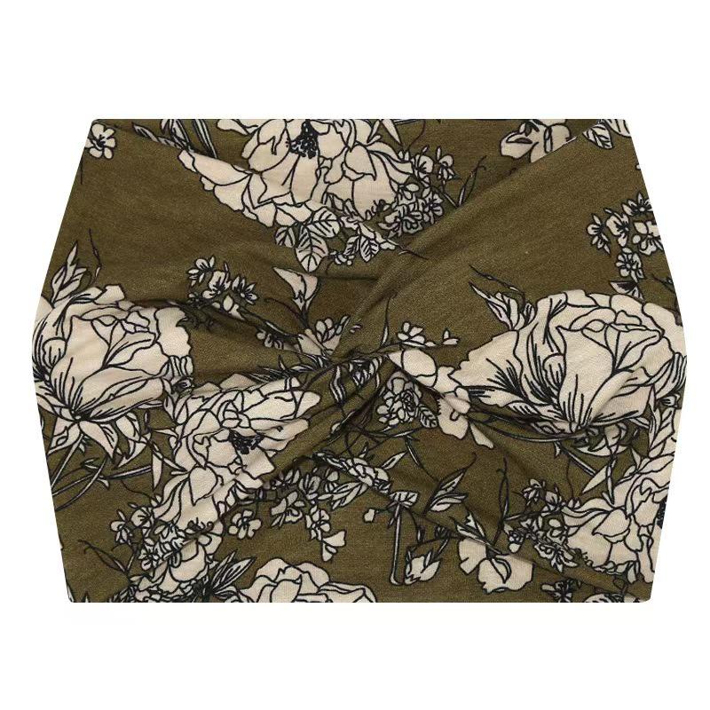 Африканская очень широкая эластичная повязка на голову для йоги и спорта