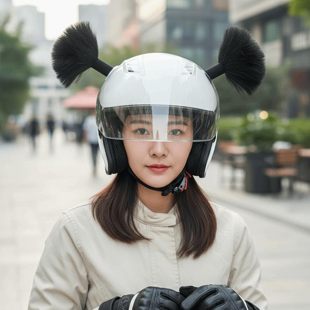 2Pcs/Set Self-adhesive Motorcycle Helmet Braids Motorcycle Helmet Warrior Braid for Motor Bike