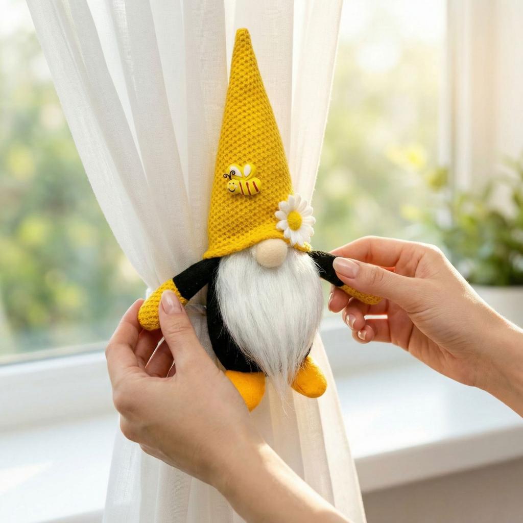 Фестиваль Пчел Безликая Кукла Декорация для Штор Лента Праздничное Украшение Орнамент Подвязка для Штор Подвеска