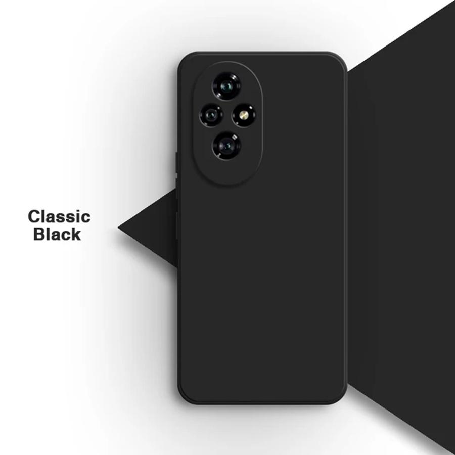 12 цветов жидкий силиконовый мягкий чехол для телефона TPU чехол для HUAWEI HONOR 200 / 200 Pro