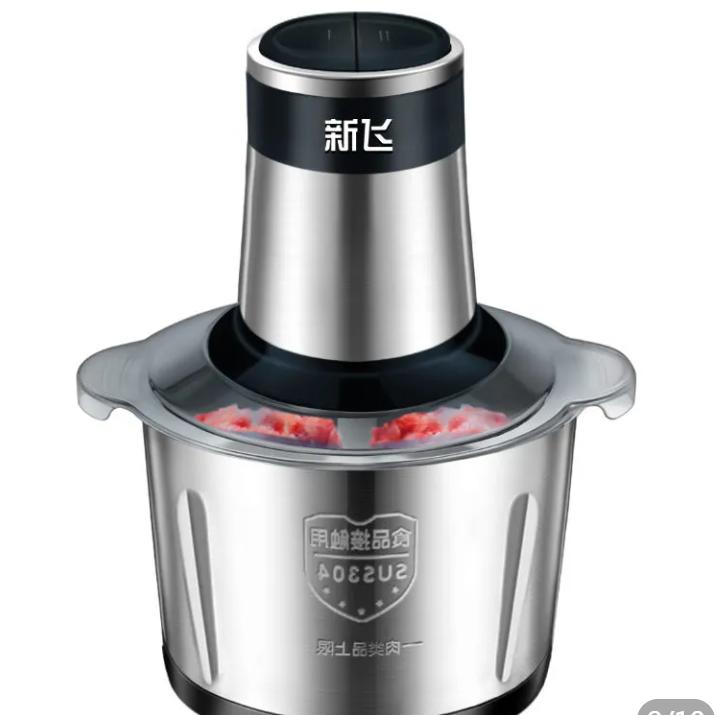 Электрический измельчитель из нержавеющей стали емкостью 2 л, мясорубка, кухонный комбайн, слайсер, мясорубка из нержавеющей стали, кухонный слайсер