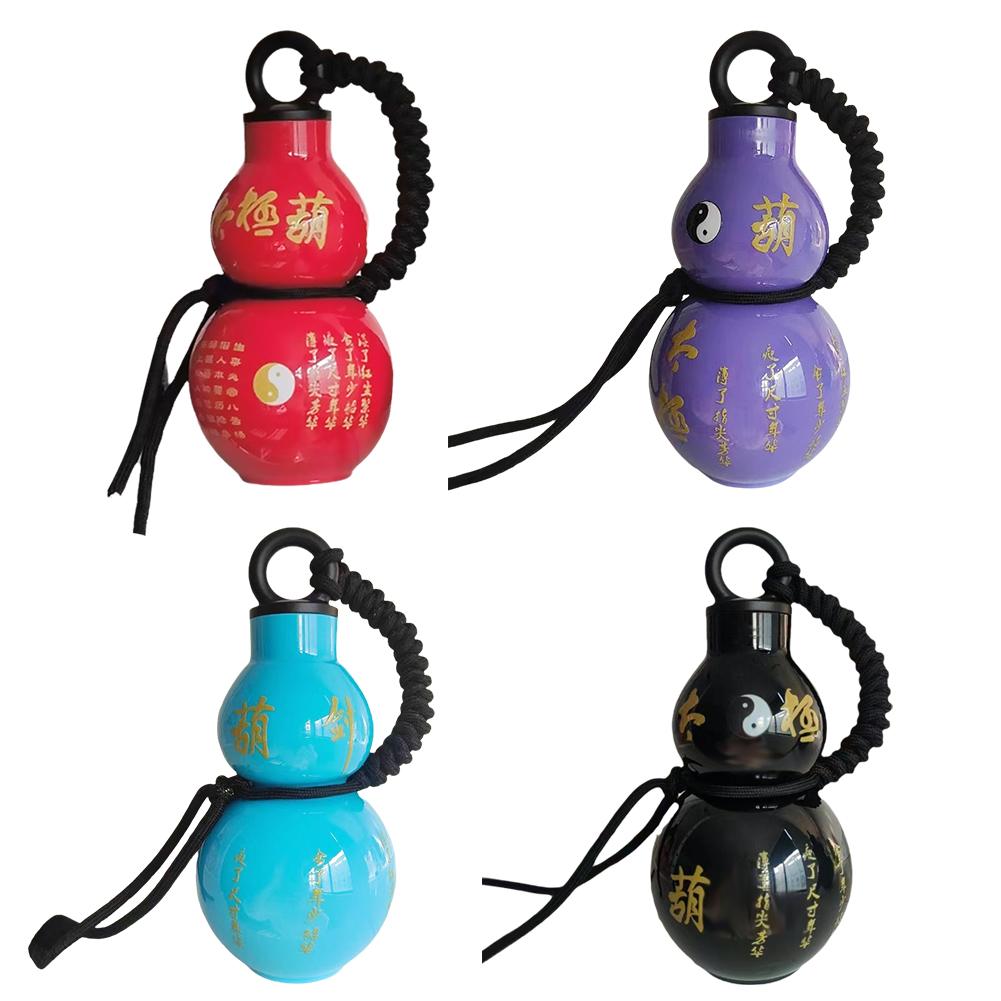 Бутылка для воды в китайском стиле в стиле ретро из тыквы 800 мл, большой спортивный чайник с ремешком и веревкой Vinta C2T3