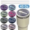 Крышка для стакана 40 унций с откидной крышкой и трубочкой, устойчивая к проливам, устойчивая к брызгам, многоразовая, сменная крышка для стакана, герметичная, для Stanley