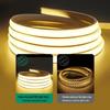 Outdoor Waterproof LED Strip Light, 220V COB, Self-Adhesive, Super Bright White, Suitable for Living Room and Ceiling.