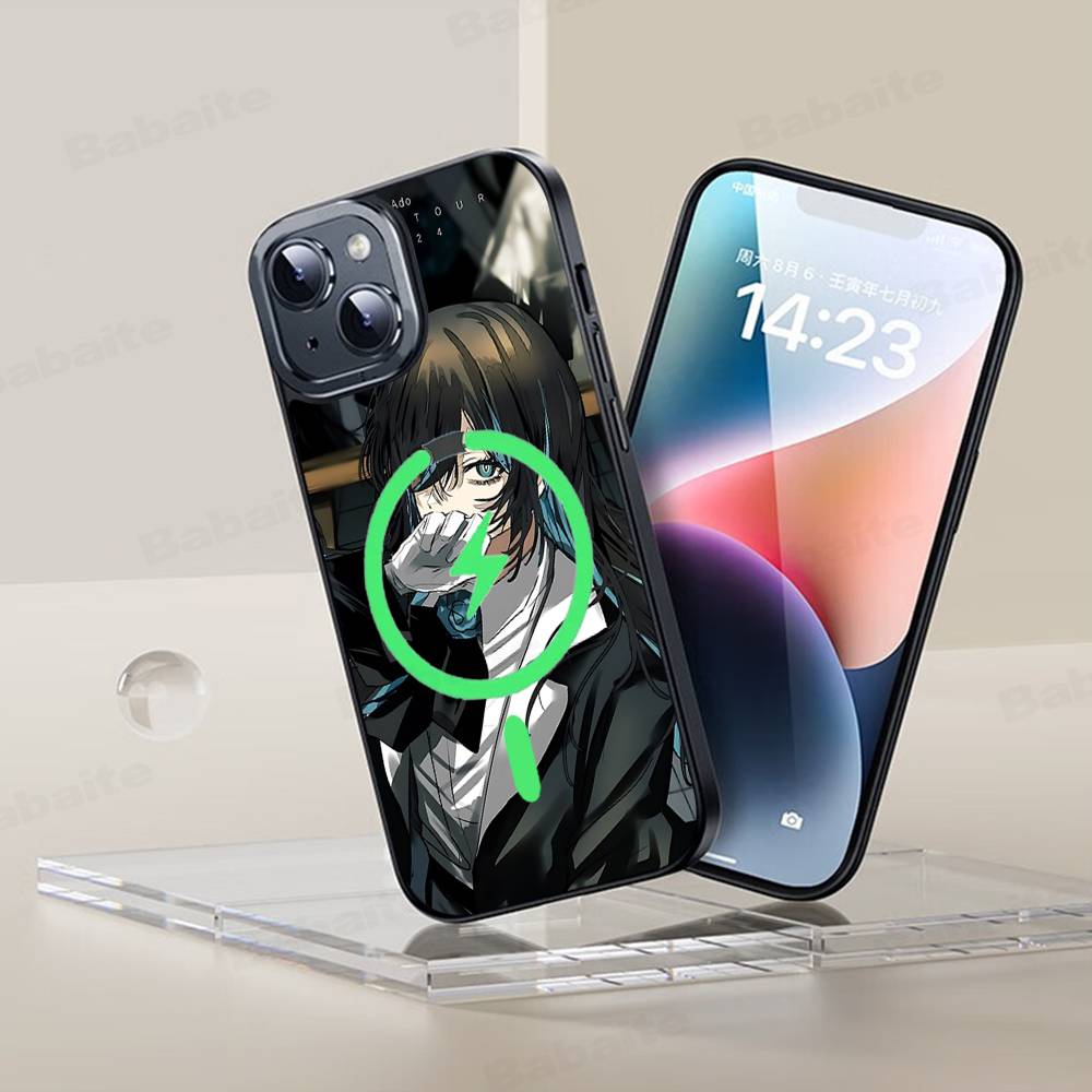 Ado Kyogen X Uta Anmie For Magsafe Magnetic Phone Case For IPhone 17 16 Pro Max 15 Plus 14 13 12 11 Cover