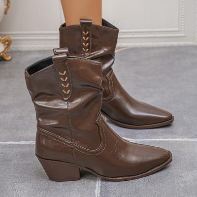 Британские ботильоны на толстом каблуке, женские, осенние, новая модная модель, с острым носком, темпераментные, ботильоны с голенищем, премиальные черные ботинки мартин