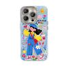 Cartoon Girl Is Suitable for 16promax, 15 IPhone Cases, 14 Gauze, 13 Fun Graffiti, 12 Cute and 11 Niche